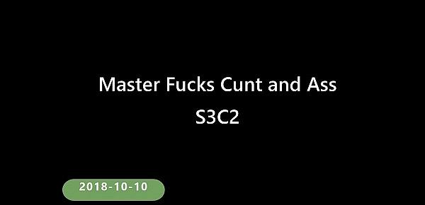  2018-10-08 S3C2 Master fucks cunt and ass BBW BDSM Bondage